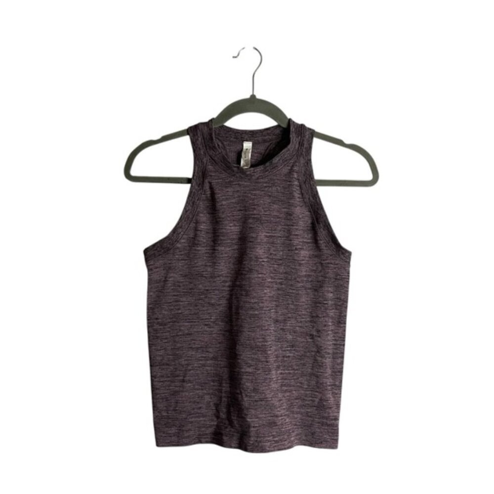 Athleta Women's Heathered Purple Athletic Performance Wear Tank Top